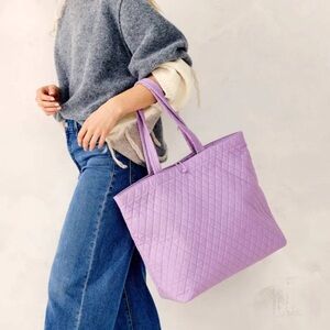 VERA BRADLEY Lavender Quilted Bag NWT 50296-20149 PURPLE RHAPSODY ORIGINAL TOTE